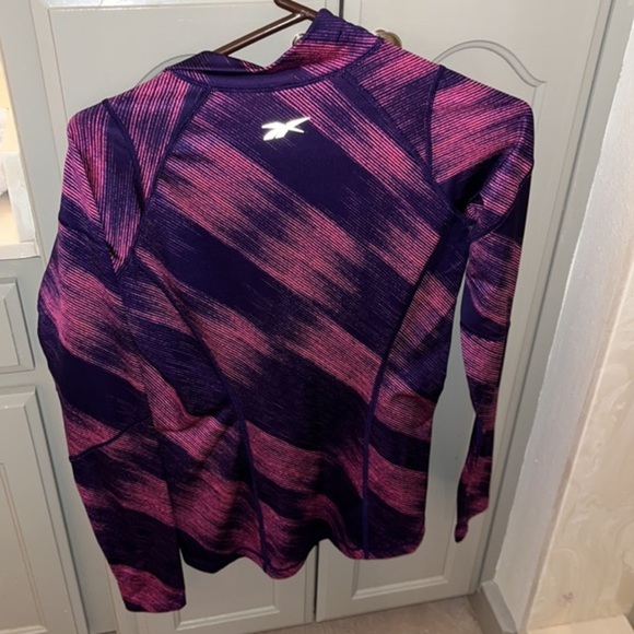 Reebok Pink and Purple Athletic Pullover - Picture 4 of 5
